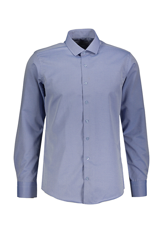 Süvari Slim Fit Klasik Yaka Erkek Gömlek 2024700424 Mavi Süvari Slim Fit Klasik Yaka Erkek Gömlek 2024700424 Mavi