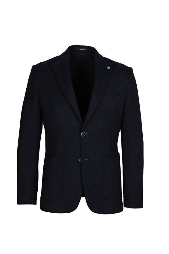 Süvari Slim Fit Sivri Yaka Erkek Ceket 2021600368 Lacivert Süvari Slim Fit Sivri Yaka Erkek Ceket 2021600368 Lacivert