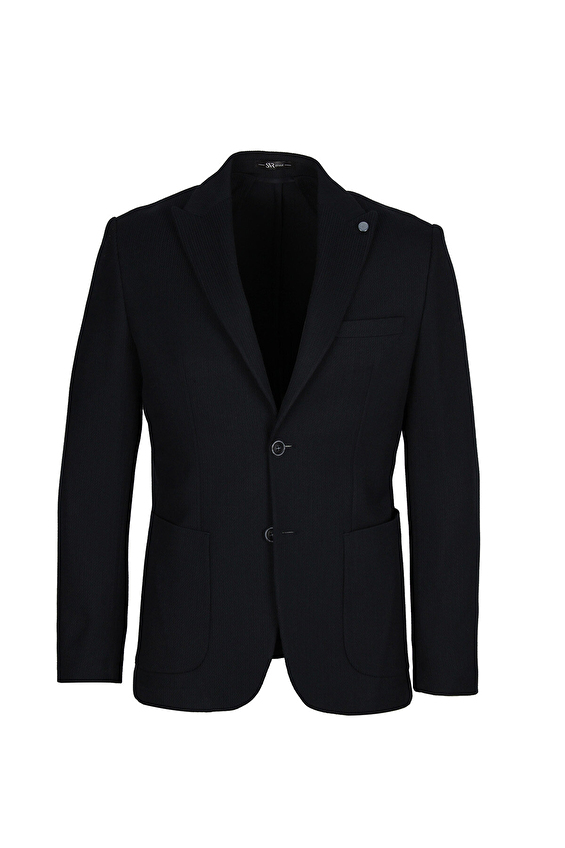 Süvari Slim Fit Sivri Yaka Erkek Ceket 2021600368 Lacivert Süvari Slim Fit Sivri Yaka Erkek Ceket 2021600368 Lacivert