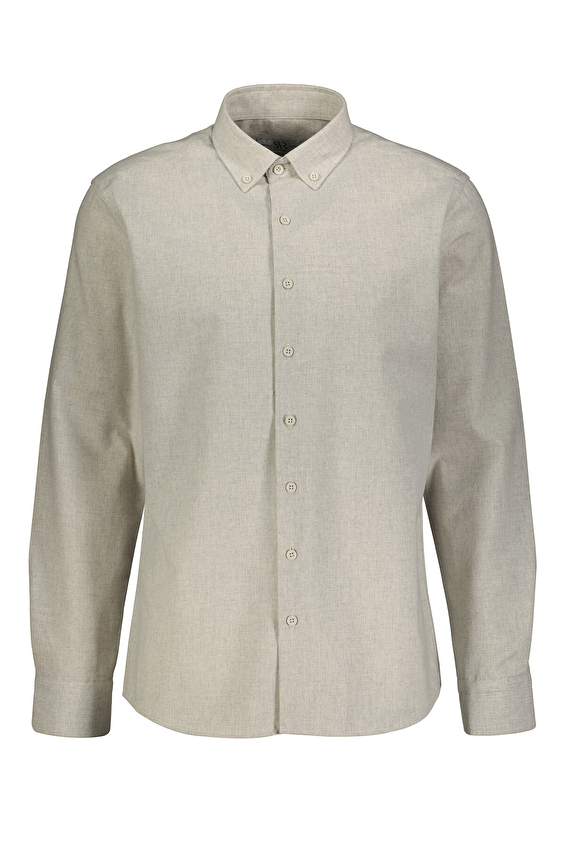 Süvari Slim Fit Düğmeli Yaka Erkek Gömlek 2008100114 Gri Süvari Slim Fit Düğmeli Yaka Erkek Gömlek 2008100114 Gri