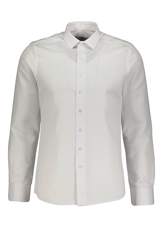Süvari Slim Fit Klasik Yaka Erkek Gömlek 2024700513 Beyaz Süvari Slim Fit Klasik Yaka Erkek Gömlek 2024700513 Beyaz