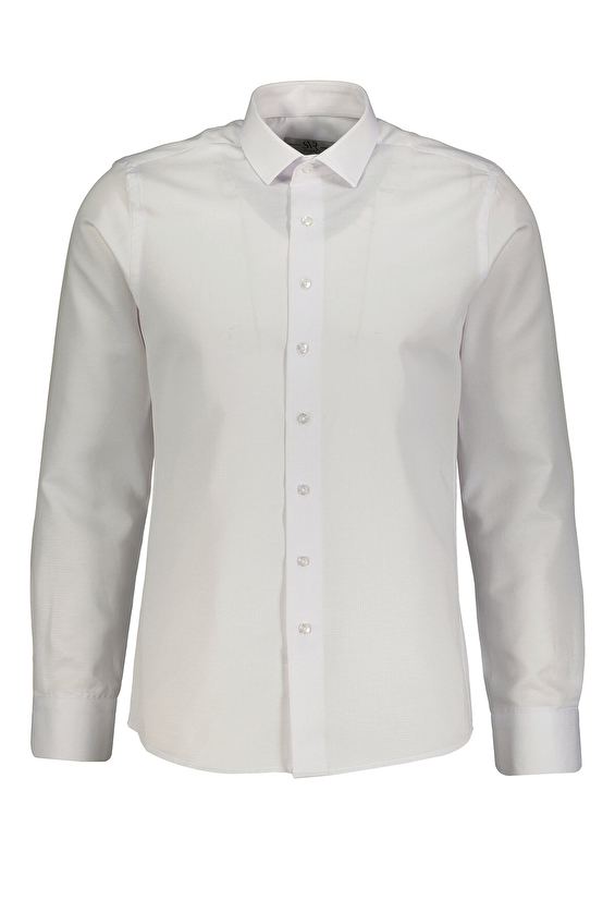 Süvari Slim Fit Klasik Yaka Erkek Gömlek 2024700513 Beyaz Süvari Slim Fit Klasik Yaka Erkek Gömlek 2024700513 Beyaz