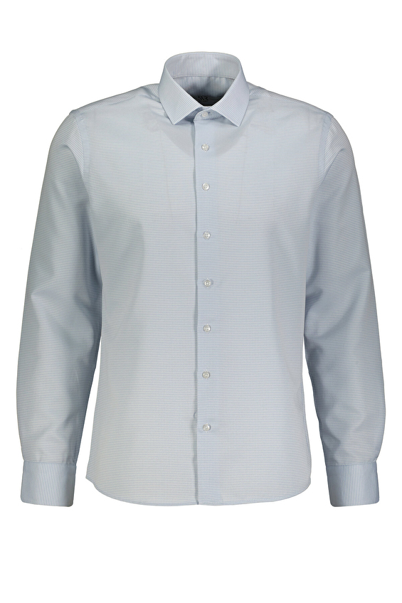 Süvari Slim Fit Klasik Yaka Erkek Gömlek 2024700513 Buz mavisi Süvari Slim Fit Klasik Yaka Erkek Gömlek 2024700513 Buz mavisi