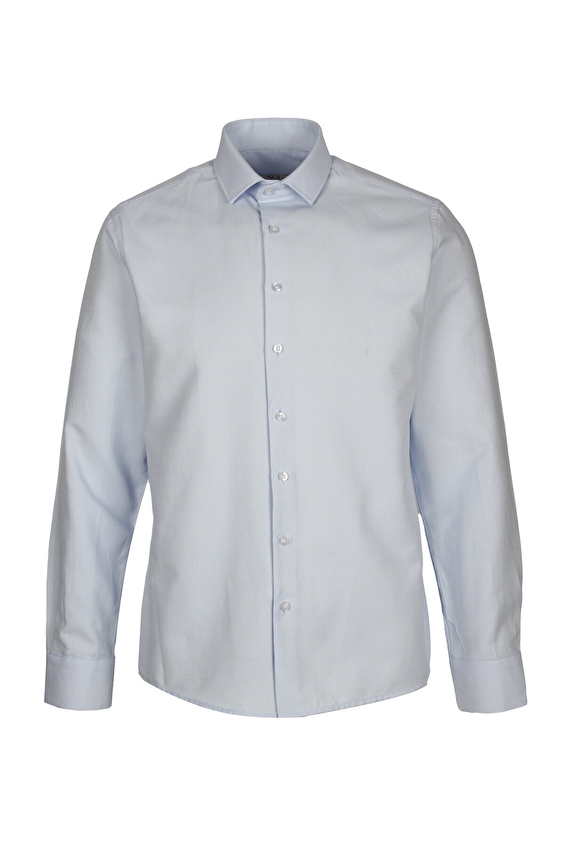 Süvari Slim Fit Klasik Yaka Erkek Gömlek 2024700532 Buz mavisi Süvari Slim Fit Klasik Yaka Erkek Gömlek 2024700532 Buz mavisi