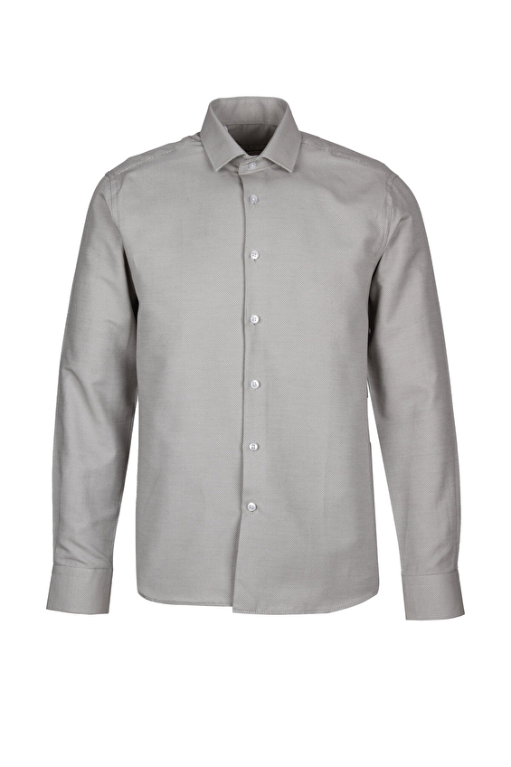 Süvari Slim Fit Klasik Yaka Erkek Gömlek 2024700533 Gri Süvari Slim Fit Klasik Yaka Erkek Gömlek 2024700533 Gri