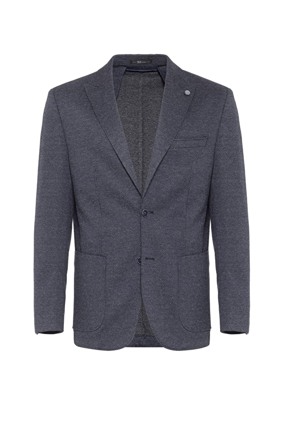 Süvari Slim Fit Sivri Yaka Erkek Ceket 2021600375 Lacivert Süvari Slim Fit Sivri Yaka Erkek Ceket 2021600375 Lacivert