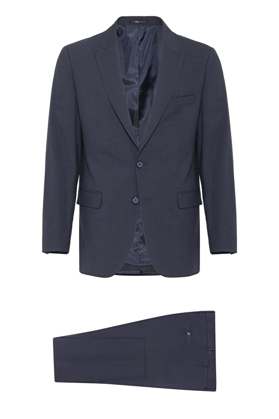 Süvari Regular Fit Sivri Yaka Erkek Takım Elbise 1007000257 Lacivert Süvari Regular Fit Sivri Yaka Erkek Takım Elbise 1007000257 Lacivert