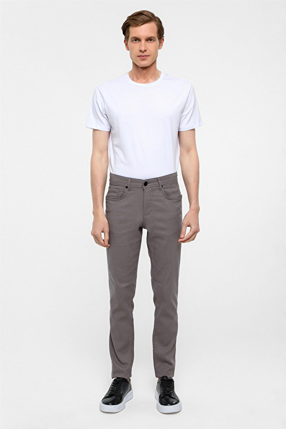 Süvari Slim Fit Erkek Pantolon 2020500682 Gri