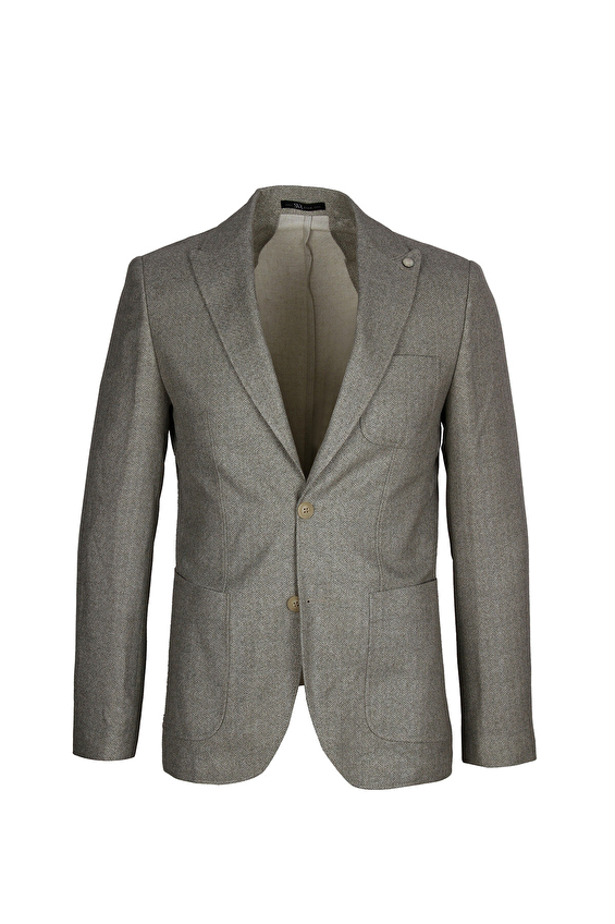 Süvari Slim Fit Sivri Yaka Erkek Ceket 2021600397 Su yeşili Süvari Slim Fit Sivri Yaka Erkek Ceket 2021600397 Su yeşili