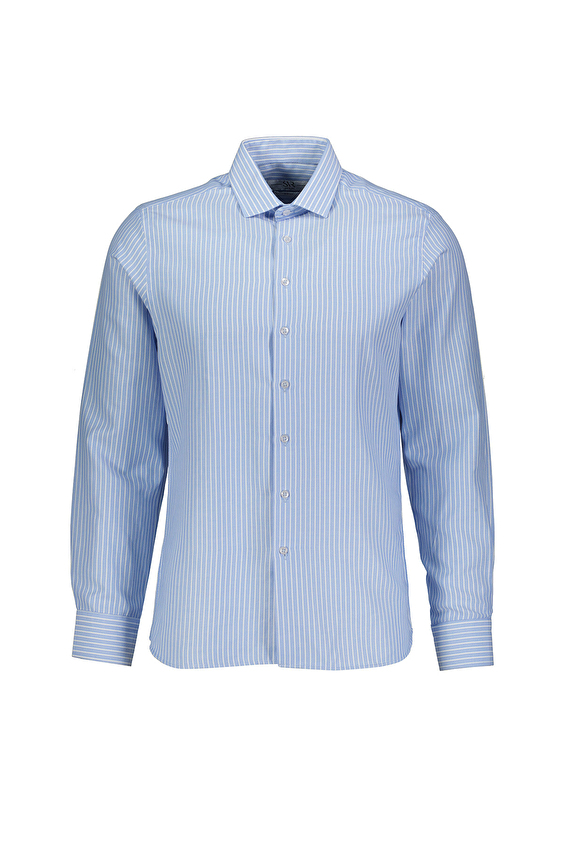 Süvari Slim Fit Klasik Yaka Erkek Gömlek 2025500476 Mavi Süvari Slim Fit Klasik Yaka Erkek Gömlek 2025500476 Mavi