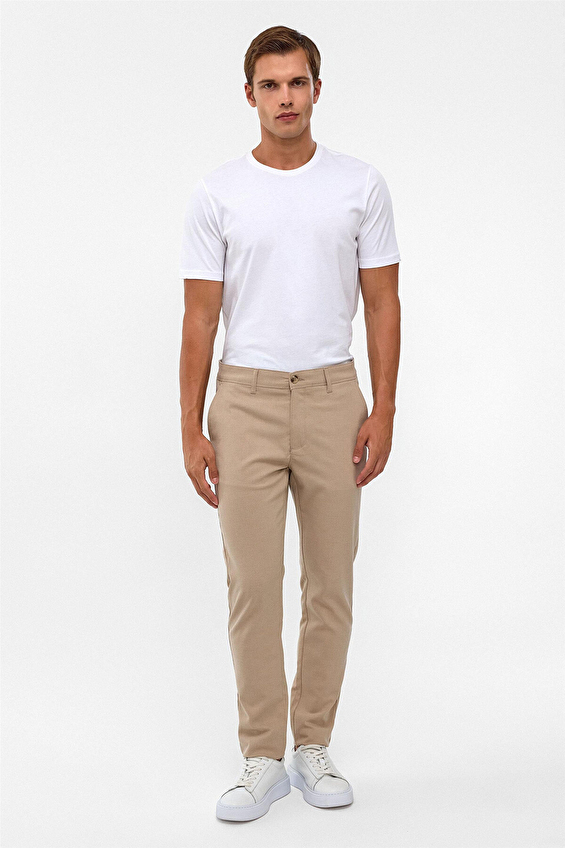 Süvari Slim Fit Erkek Pantolon 1014400439 Bej