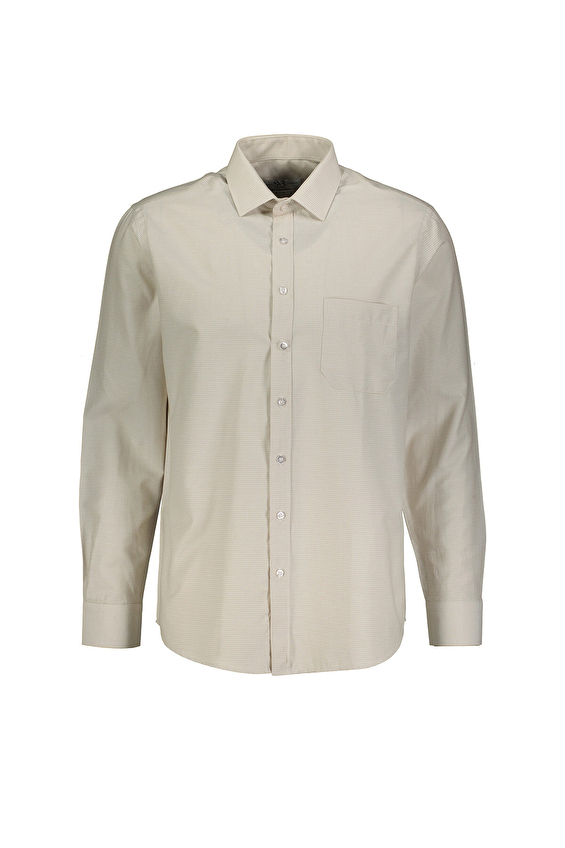 Süvari Regular Fit Klasik Yaka Erkek Gömlek 2025300032 Bej Süvari Regular Fit Klasik Yaka Erkek Gömlek 2025300032 Bej