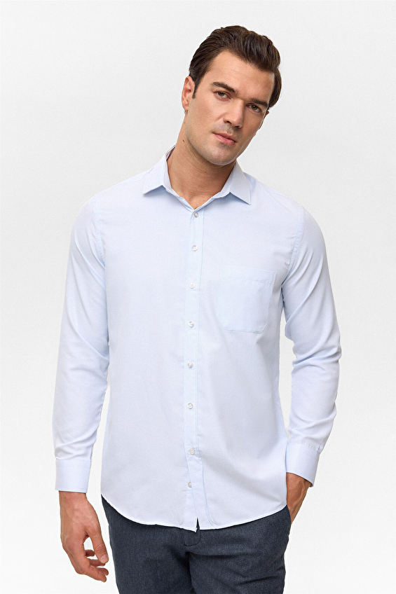 Süvari Erkek Gömlek 2025300042 Buz mavisi Süvari Erkek Gömlek 2025300042 Buz mavisi
