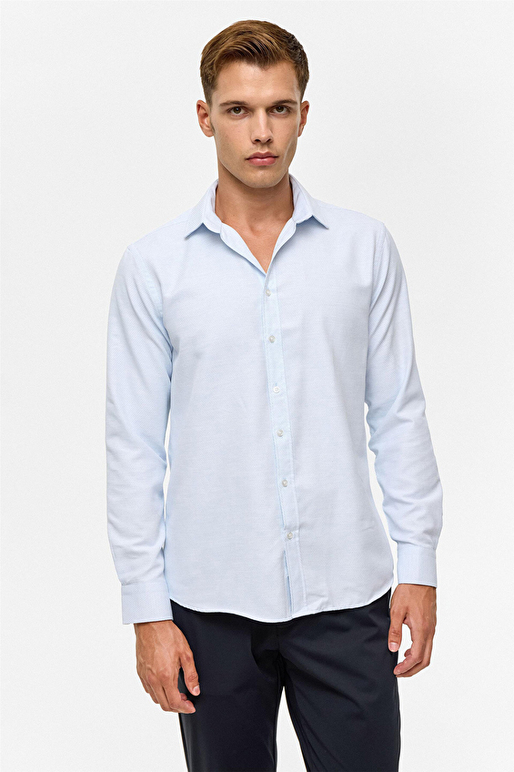 Süvari Erkek Gömlek 2025500488 Buz mavisi Süvari Erkek Gömlek 2025500488 Buz mavisi