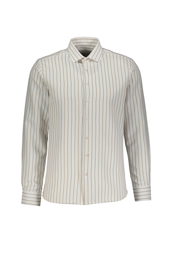 Süvari Slim Fit Erkek Gömlek 2025500496 Bej Süvari Slim Fit Erkek Gömlek 2025500496 Bej