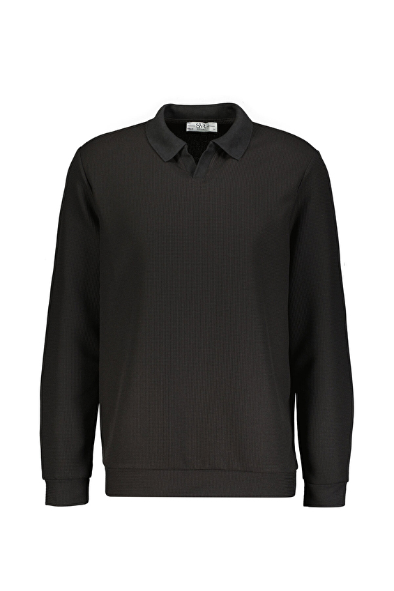 Süvari Regular Fit Erkek Sweatshirt 2013700020 Siyah Süvari Regular Fit Erkek Sweatshirt 2013700020 Siyah