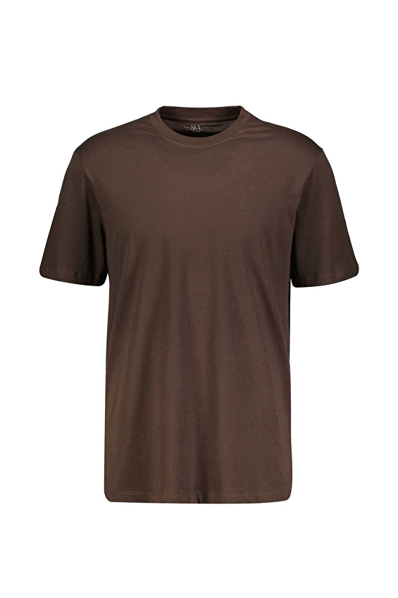 Süvari Regular Fit Erkek Tişört 1014000475 Koyu kahverengi Süvari Regular Fit Erkek Tişört 1014000475 Koyu kahverengi