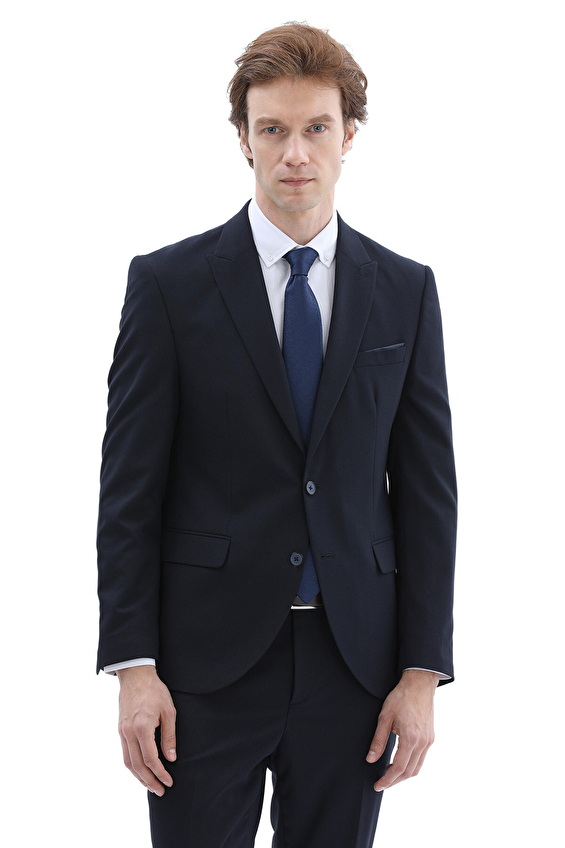 Süvari Slim Fit Erkek Takım Elbise 1000600344 Lacivert Süvari Slim Fit Erkek Takım Elbise 1000600344 Lacivert