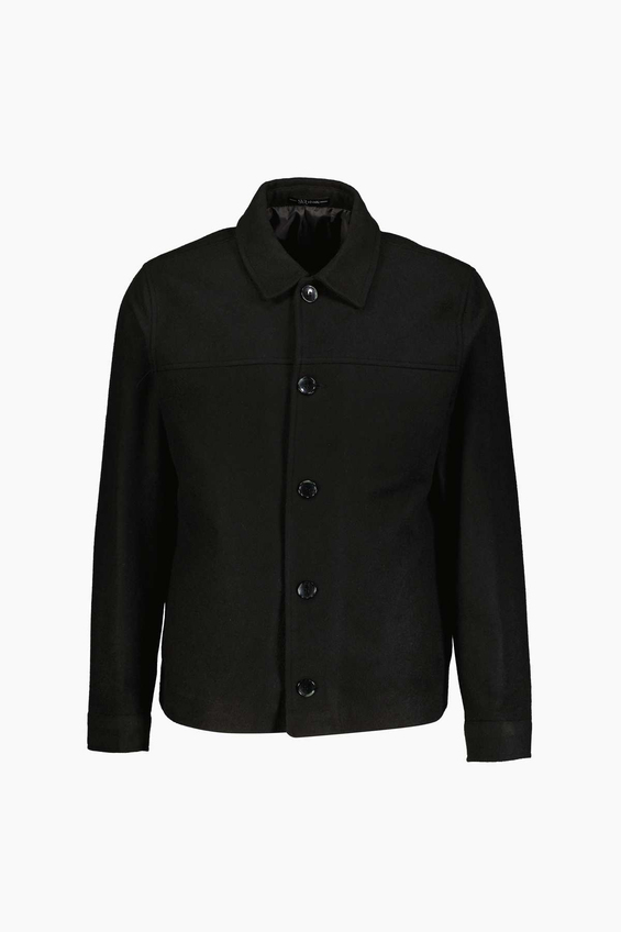 Süvari Slim Fit Erkek Kaban SKB2010100014 Siyah