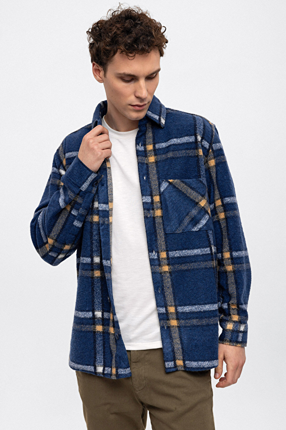 Back&Bond Erkek Gömlek B33W22049 Lacivert Back&Bond Erkek Gömlek B33W22049 Lacivert