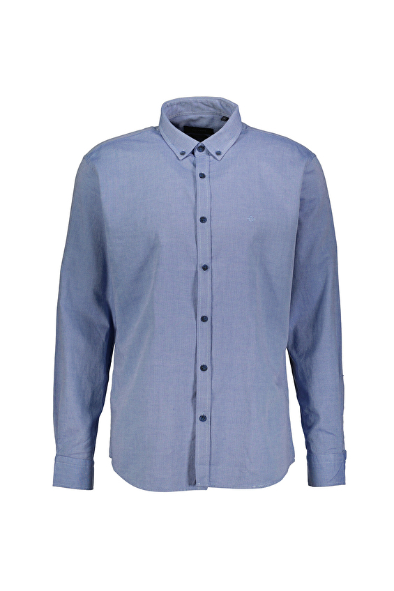 Back&Bond Slim Fit Gömlek Yaka Uzun Kol Erkek Gömlek B34W20002 Lacivert Back&Bond Slim Fit Gömlek Yaka Uzun Kol Erkek Gömlek B34W20002 Lacivert