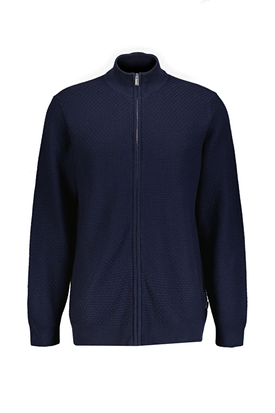 Back&Bond Dik Yaka Uzun Kol Erkek Triko B34W40037 Lacivert Back&Bond Dik Yaka Uzun Kol Erkek Triko B34W40037 Lacivert