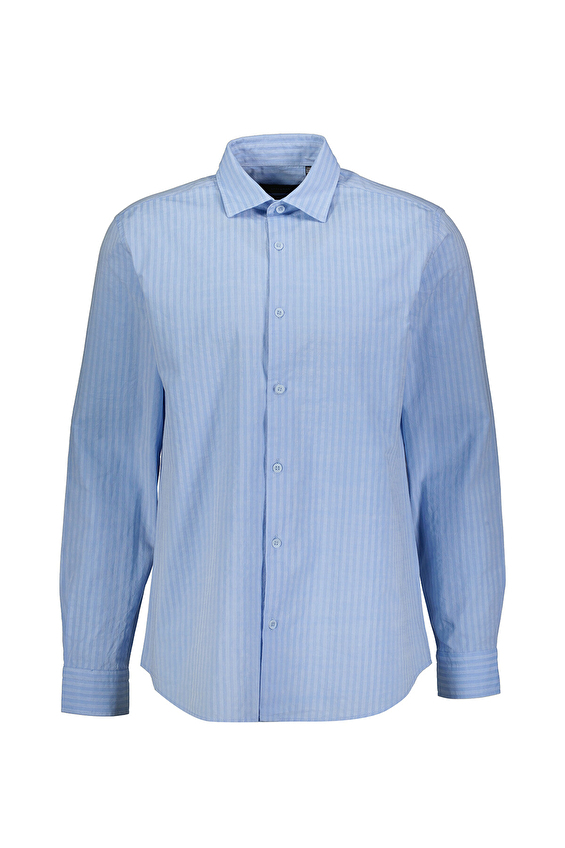 Back&Bond Regular Fit Düğmeli Yaka Erkek Gömlek B34S20016 Mavi Back&Bond Regular Fit Düğmeli Yaka Erkek Gömlek B34S20016 Mavi