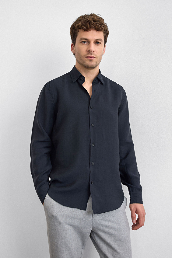 Back&Bond Erkek Gömlek B35W20014 Siyah Back&Bond Erkek Gömlek B35W20014 Siyah