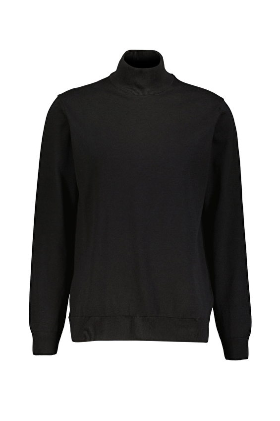 Back&Bond Regular Fit Erkek Triko B35W40011 Siyah Back&Bond Regular Fit Erkek Triko B35W40011 Siyah