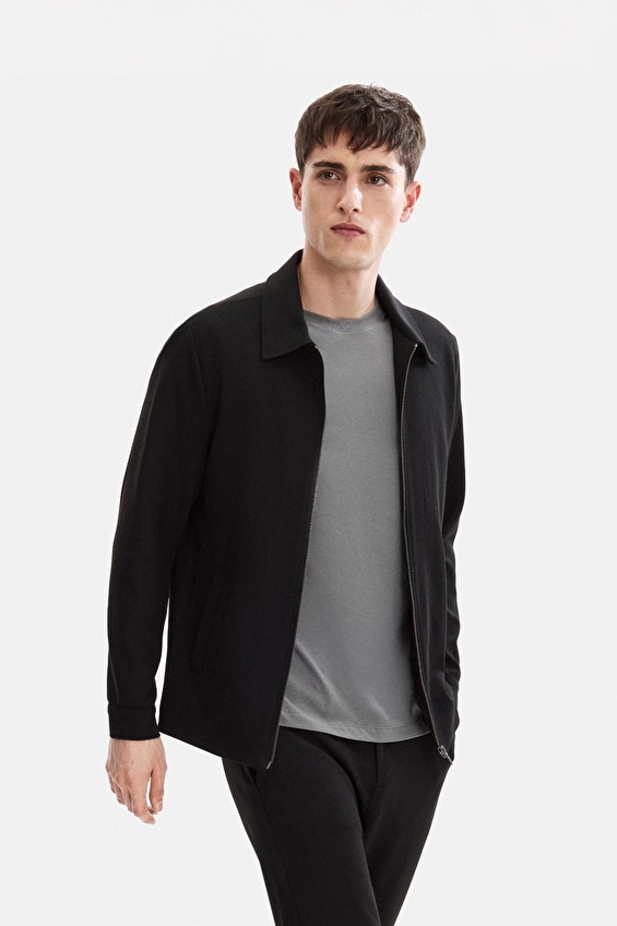 Back&Bond Regular Fit Erkek Mont B35S60005 Siyah Back&Bond Regular Fit Erkek Mont B35S60005 Siyah