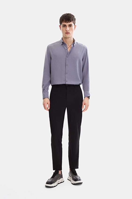 Back&Bond Comfort Fit Erkek Pantolon 3405500000 Siyah Back&Bond Comfort Fit Erkek Pantolon 3405500000 Siyah