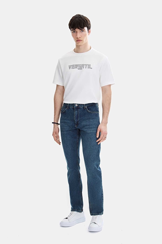 Back&Bond Slim Fit Erkek Pantolon B35S35012 Mavi Back&Bond Slim Fit Erkek Pantolon B35S35012 Mavi