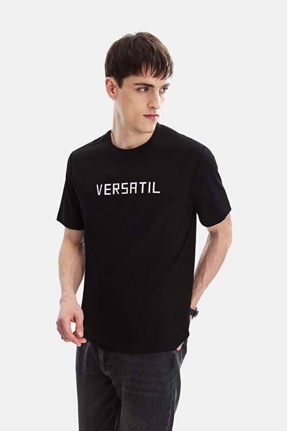 Back&Bond Regular Fit Erkek Tişört B35S10054 Siyah Back&Bond Regular Fit Erkek Tişört B35S10054 Siyah