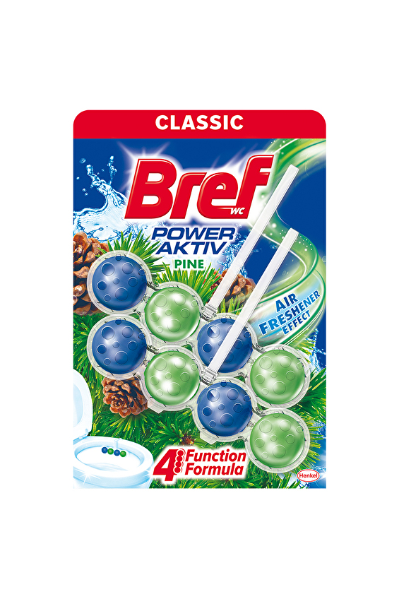 Bref Power Aktiv Wc Temizleyici Blok 2'li Çam