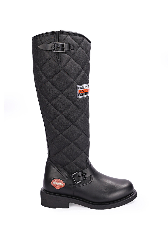 Harley Davidson Yandan Fermuarlı Kadın Çizme LACONIA HI 646 Z Siyah Harley Davidson Yandan Fermuarlı Kadın Çizme LACONIA HI 646 Z Siyah