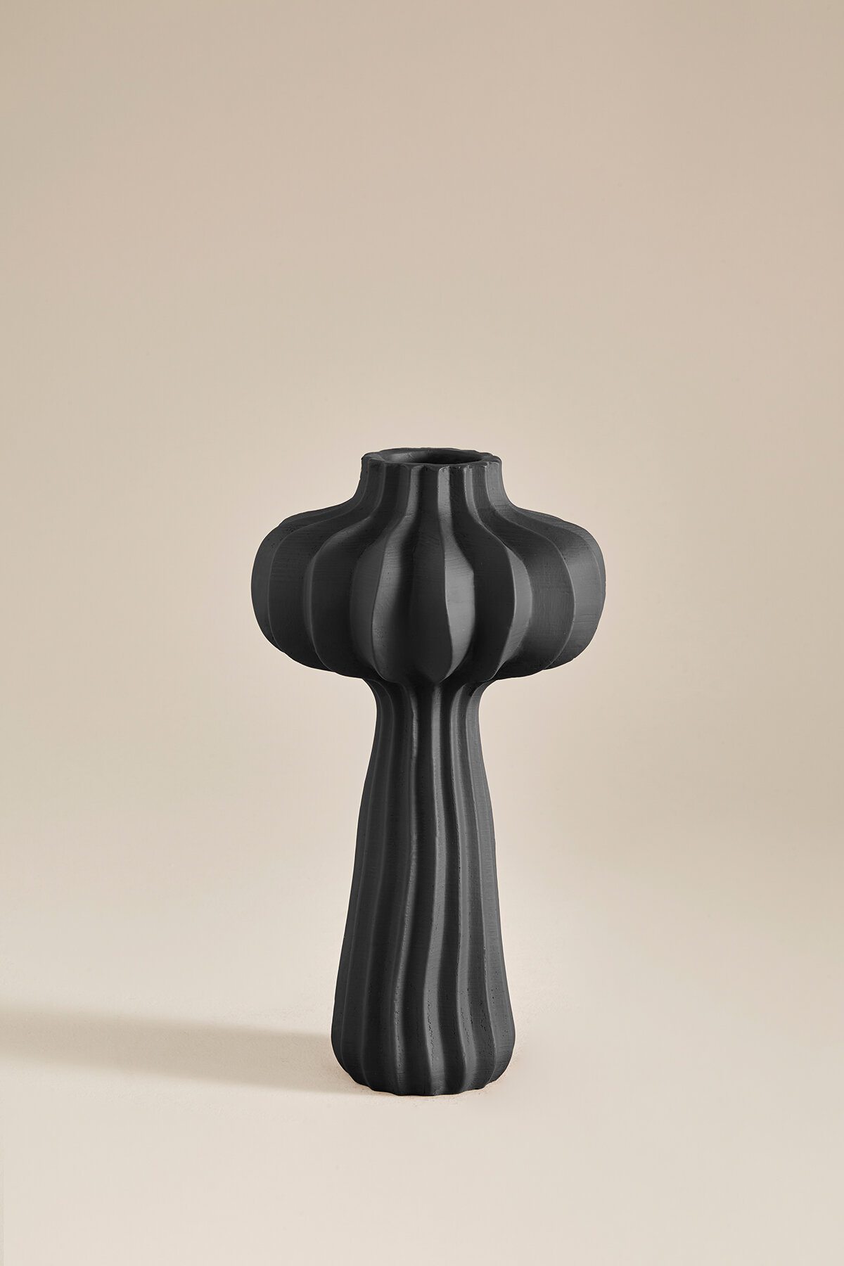 Cottons & Clouds Resin Vazo Siyah