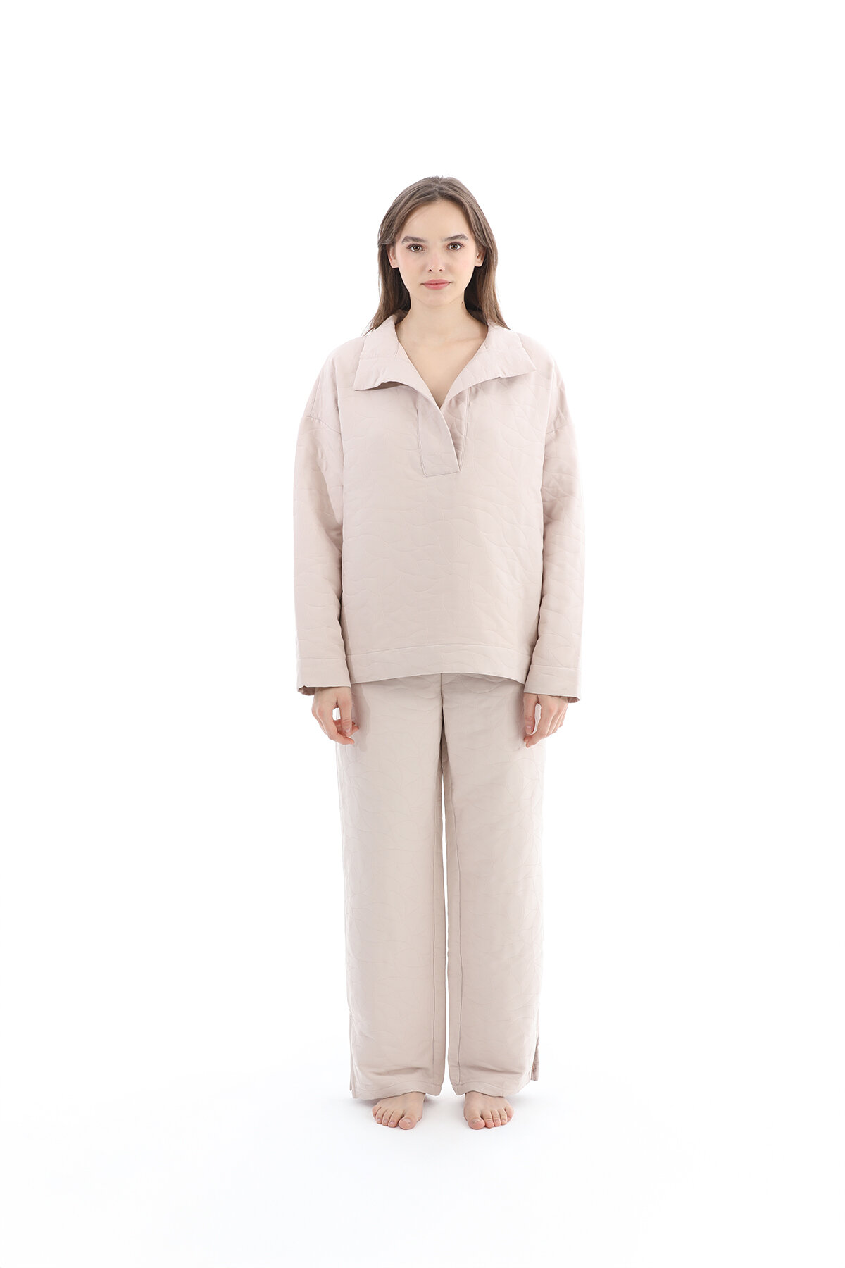 Cottons & Clouds Kadın Eşofman Takımı CC2712 Ekru