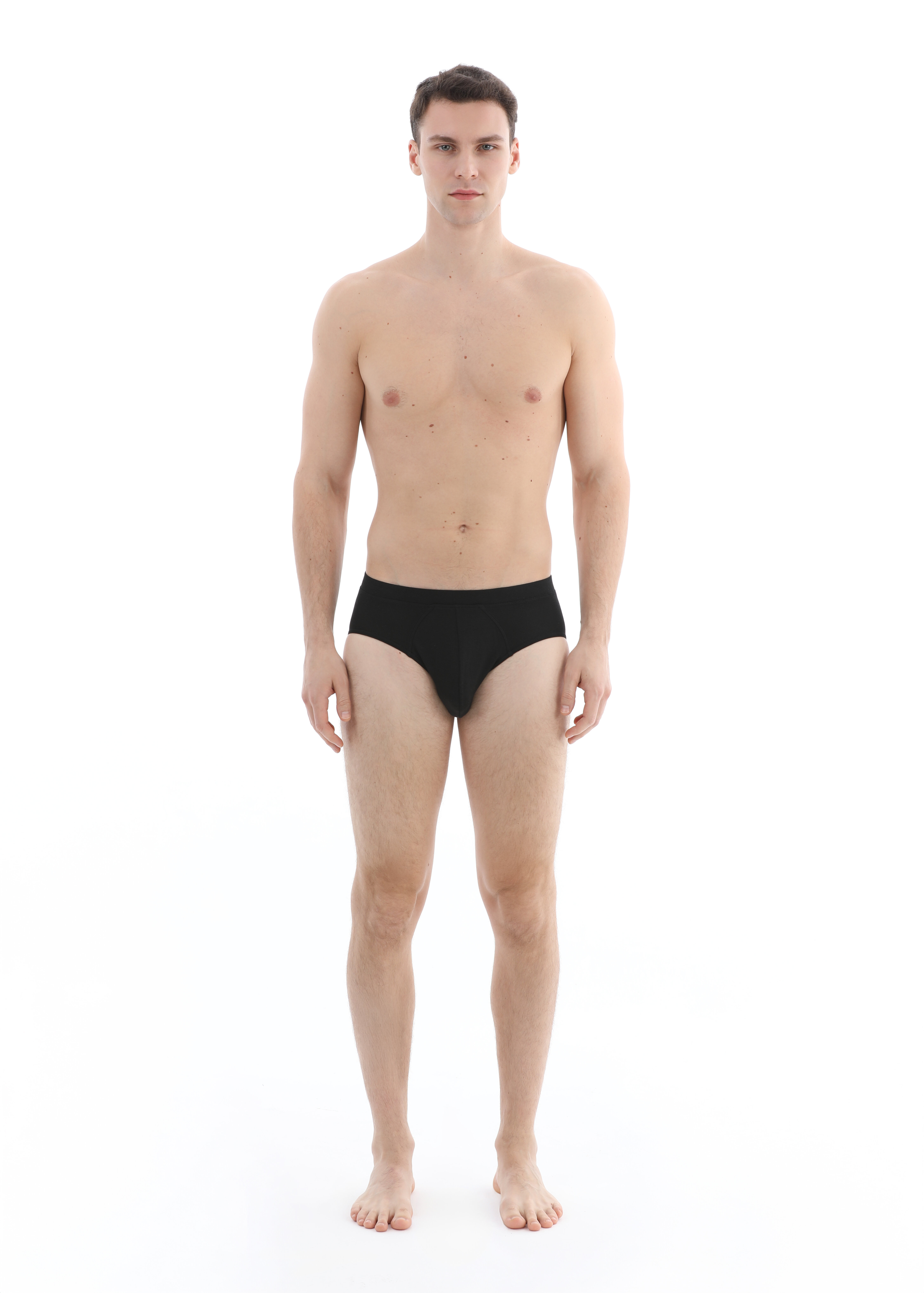 Cottons & Clouds Erkek Tekli Normal Bel Modal Slip CC9311 Beyaz