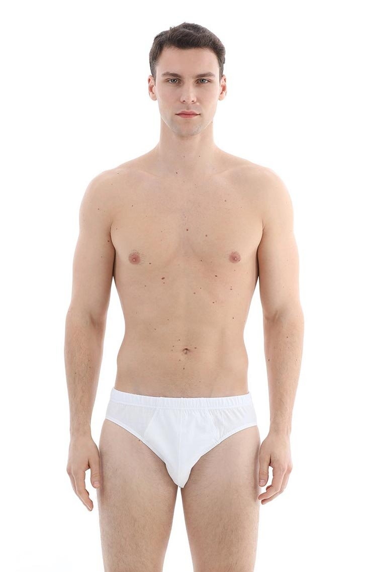 Cottons & Clouds Erkek İkili Normal Bel Slip CC9627 Beyaz