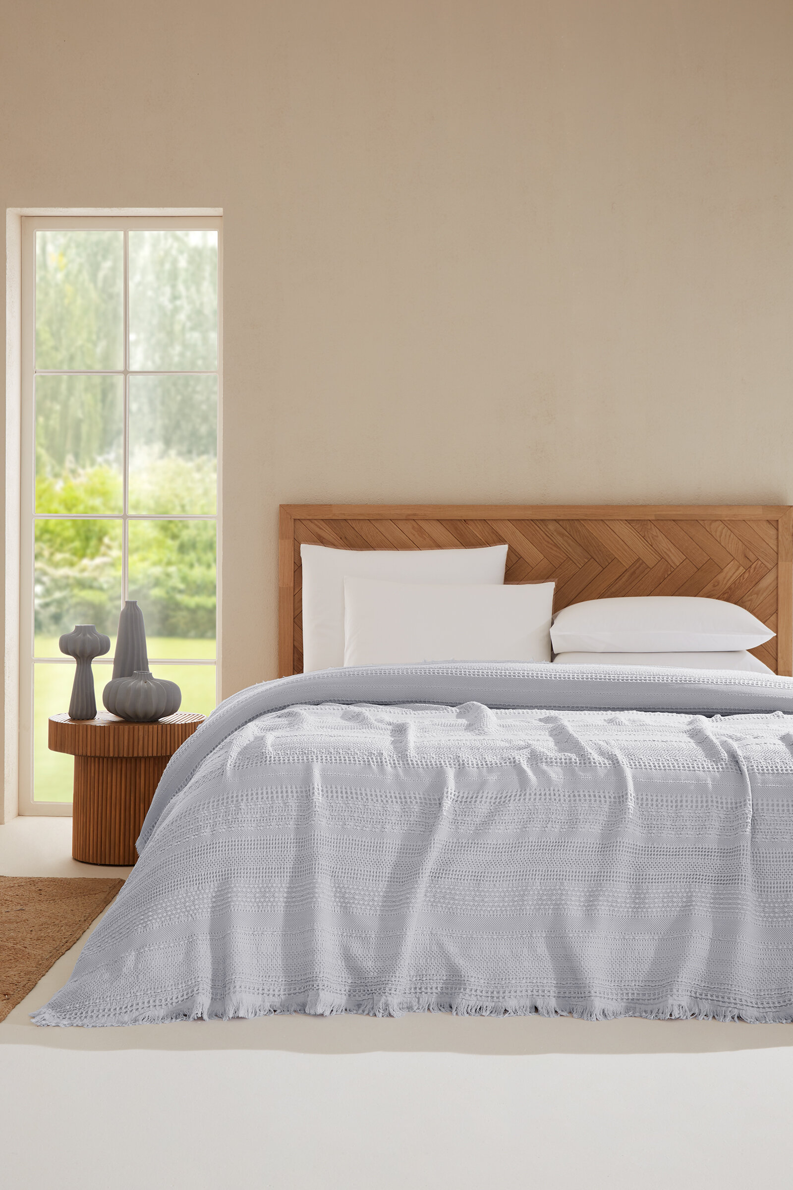 Cottons & Clouds Tribal Çift Kişilik Yatak Örtüsü 240 x 250 cm