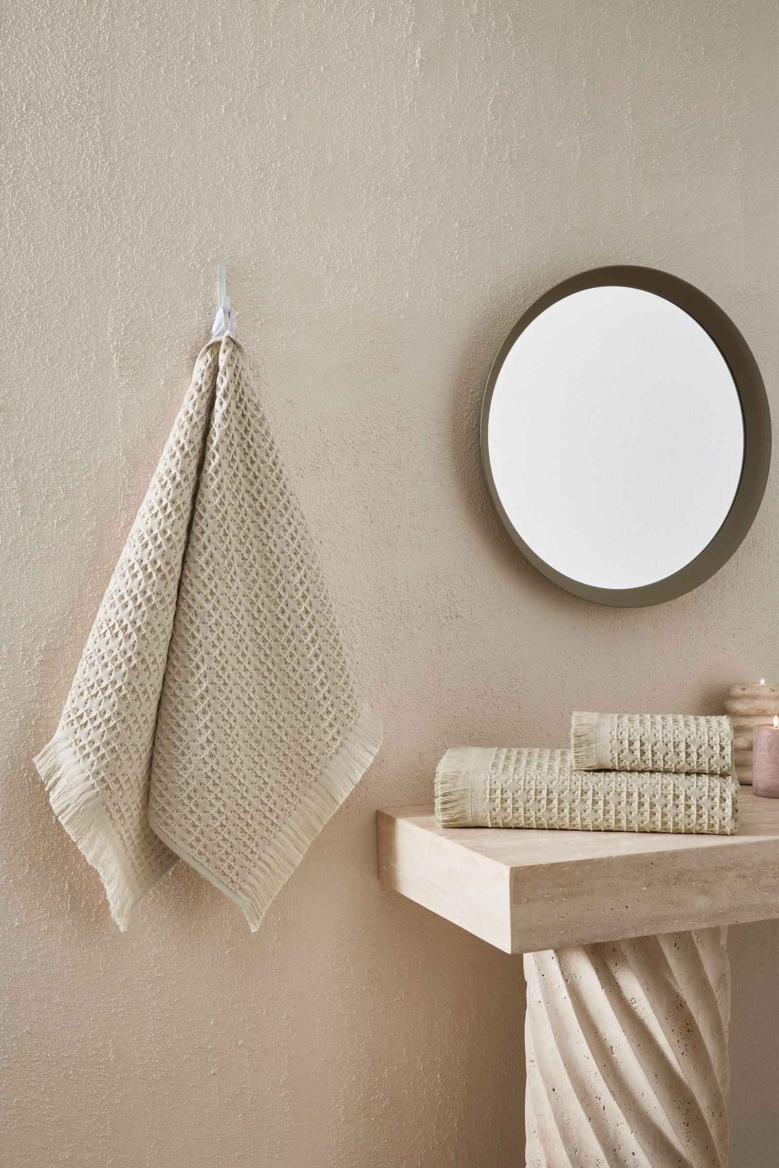 Cottons & Clouds Waffle Diagonal Mutfak ve Kurulama Havlusu 30 x 50 cm