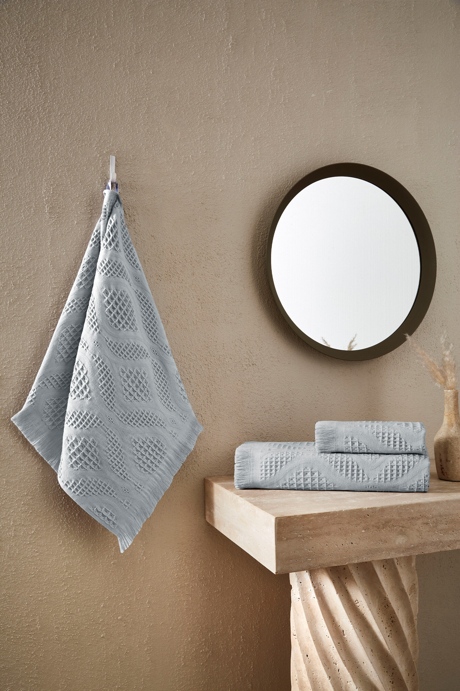 Cottons & Clouds Lattice Banyo Havlusu 70 x 140 cm