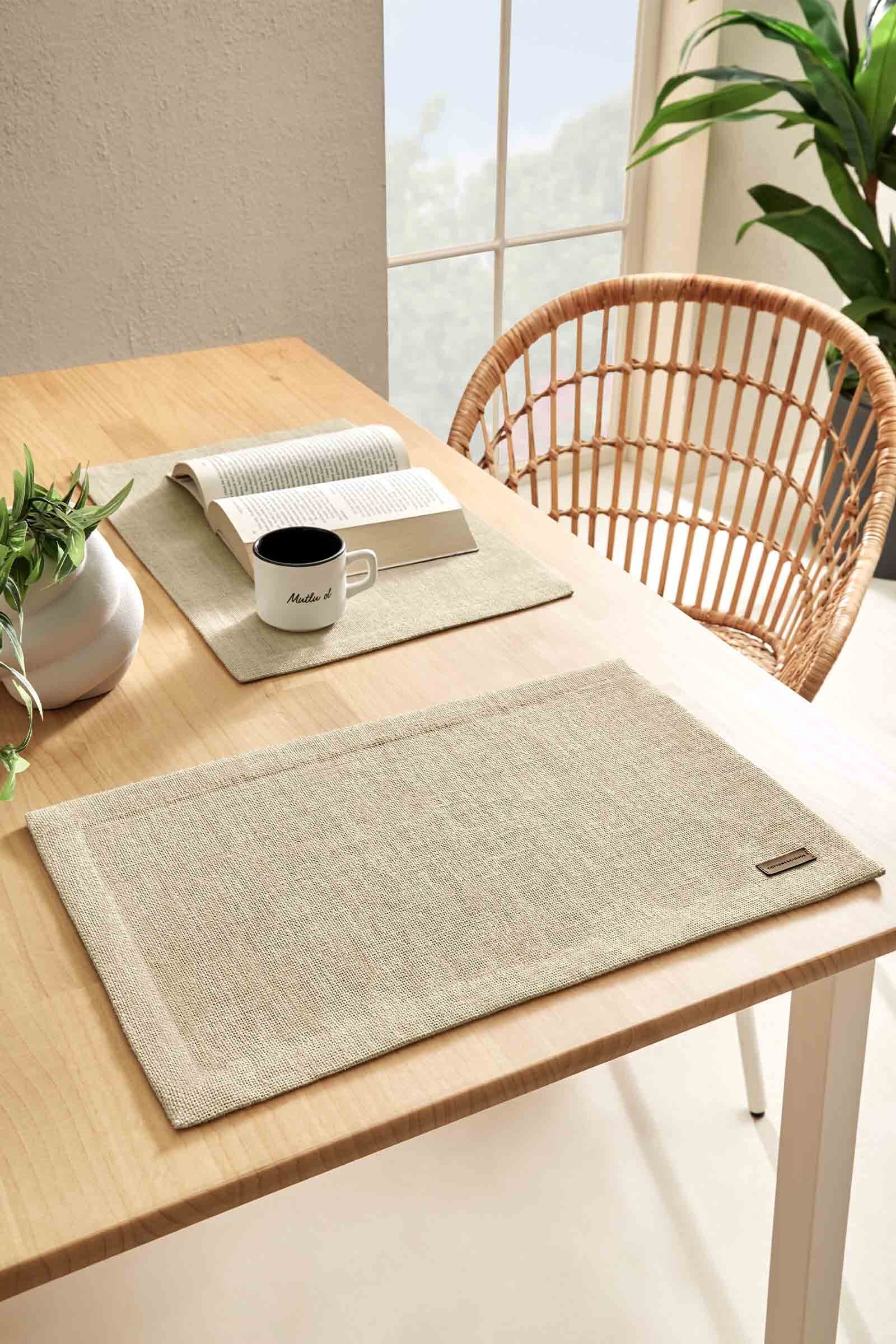 Cottons & Clouds Jüt 2'li Amerikan Servis 32 x 48 cm