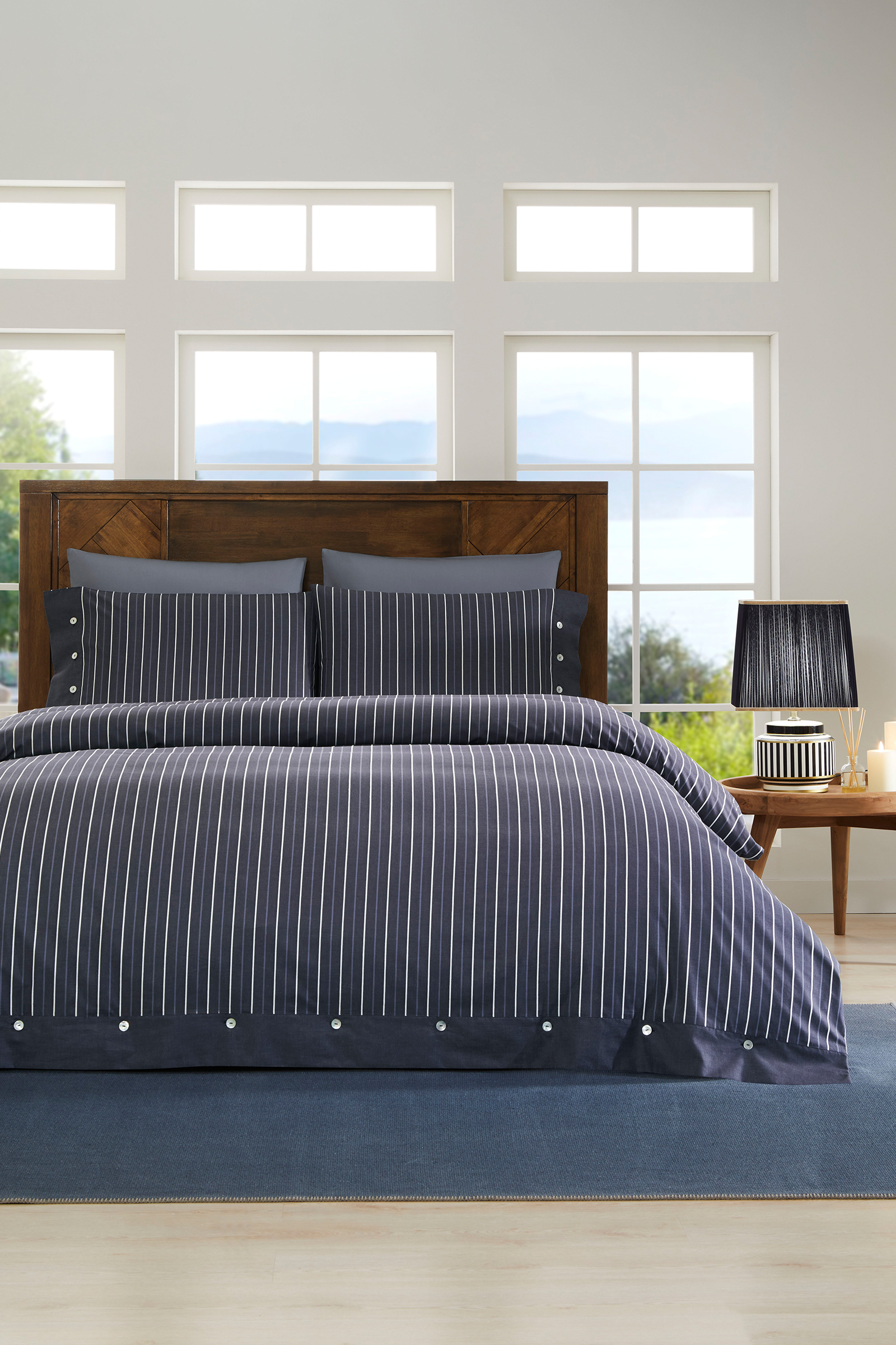Cottons & Clouds Corda Lastikli Çarşaf Süper King Size Nevresim Takımı